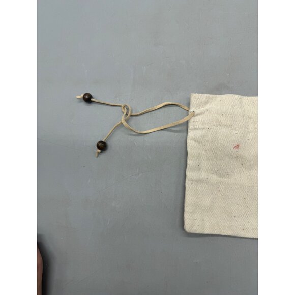 Brighton Art & Soul Drawstring Jewelry Pouch Bag With Wood Beads READ - Picture 6 of 7